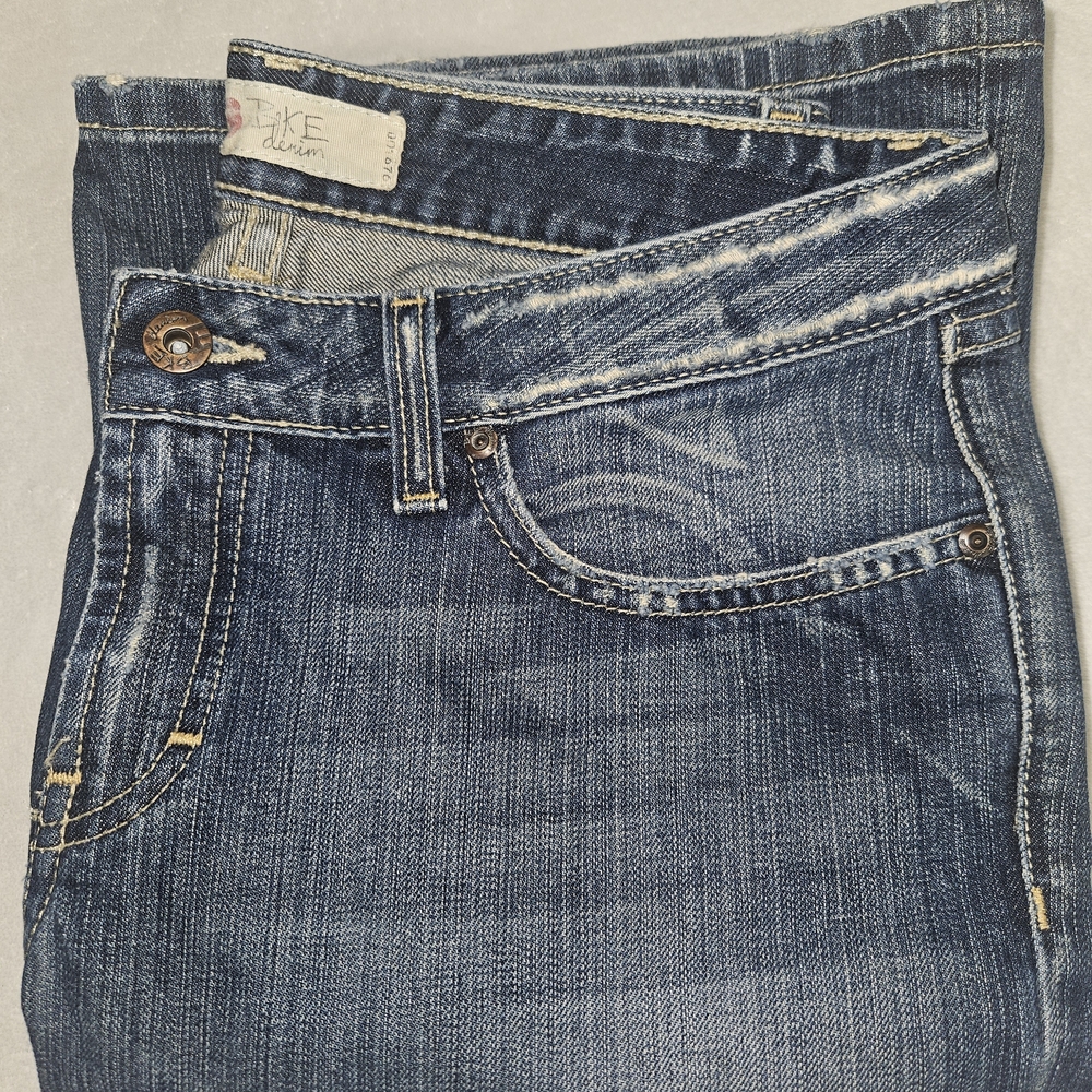 BKE Women's Blue Flare Jeans